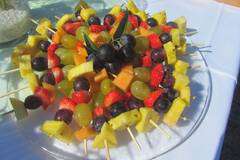 Brochettes de fruits